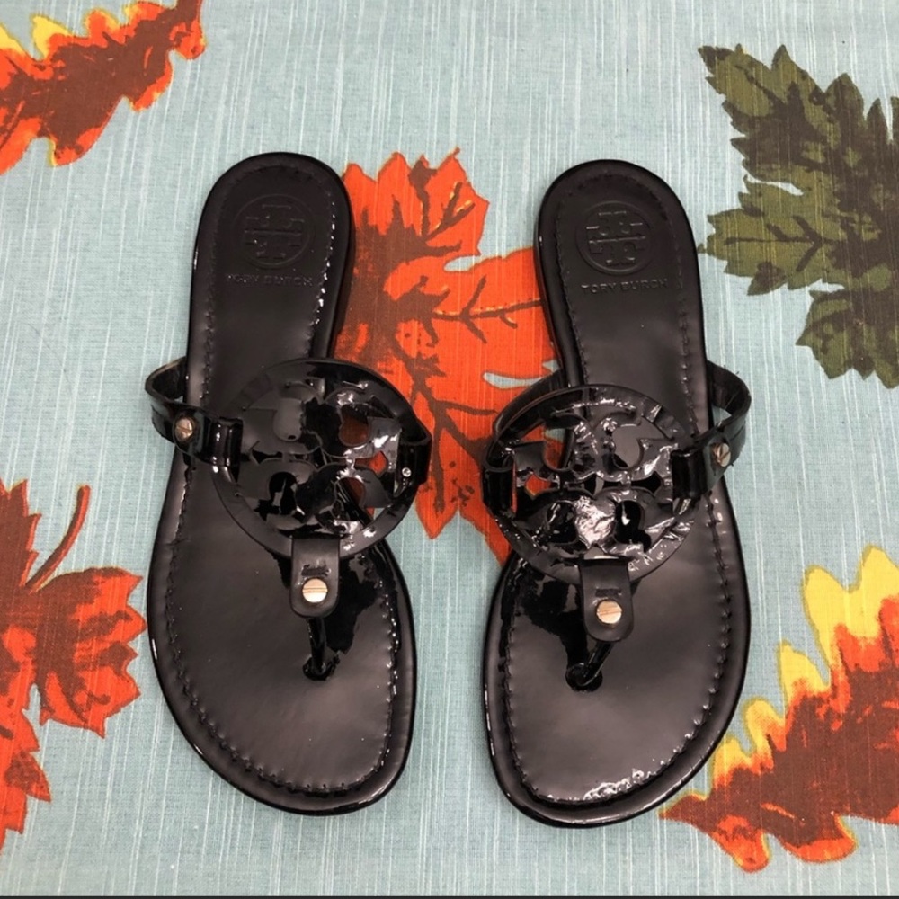 Tory Burch Black Miller Sandals